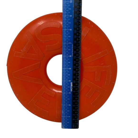 Vintage LIFESAVER LIFESAVERS frisbee Flying Disc - Red - Picture 11 of 11